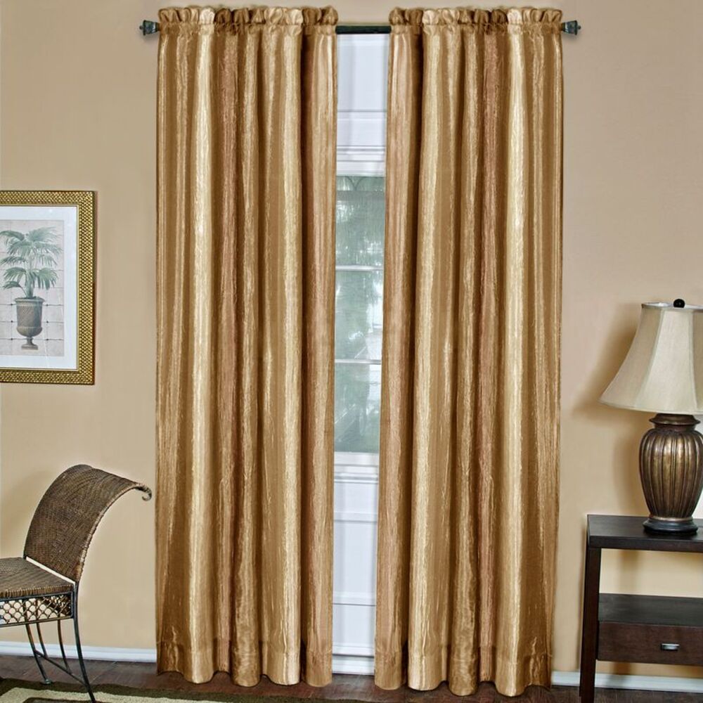 Woven Trends Ombre Window Curtains, Modern Semi-Sheer Window Curtain Drape